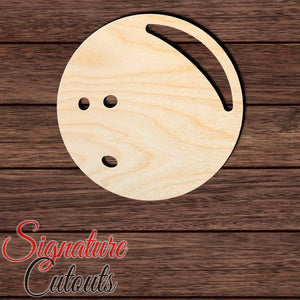 Bowling Ball 001 Shape Cutout in Wood, Acrylic or Acrylic Mirror - Signature Cutouts