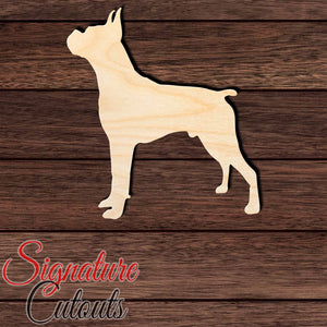 Boxer Shape Cutout in Wood, Acrylic or Acrylic Mirror - Signature Cutouts