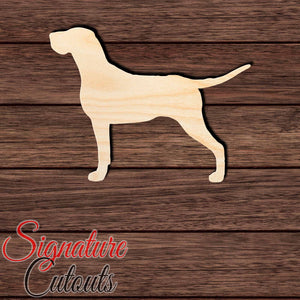 Bracco Italiano 003 Shape Cutout in Wood, Acrylic or Acrylic Mirror - Signature Cutouts