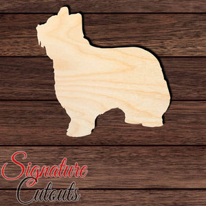 Briard Shape Cutout in Wood, Acrylic or Acrylic Mirror - Signature Cutouts