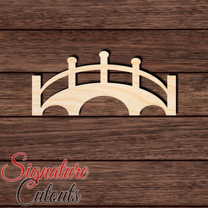 Bridge 002 Shape Cutout in Wood, Acrylic or Acrylic Mirror - Signature Cutouts