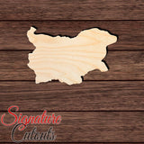 Bulgaria Shape Cutout in Wood, Acrylic or Acrylic Mirror - Signature Cutouts