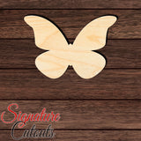 Butterfly 003 Shape Cutout in Wood, Acrylic or Acrylic Mirror - Signature Cutouts