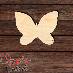 Butterfly 004 Shape Cutout in Wood, Acrylic or Acrylic Mirror - Signature Cutouts
