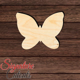 Butterfly 004 Shape Cutout in Wood, Acrylic or Acrylic Mirror - Signature Cutouts