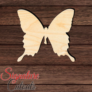 Butterfly 006 Shape Cutout in Wood, Acrylic or Acrylic Mirror - Signature Cutouts