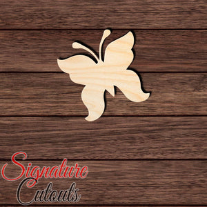 Butterfly 008 Shape Cutout in Wood, Acrylic or Acrylic Mirror - Signature Cutouts