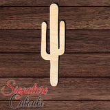 Cactus 003 Shape Cutout in Wood