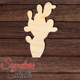 Cactus 005 Shape Cutout in Wood, Acrylic or Acrylic Mirror - Signature Cutouts