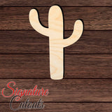 Cactus 006 Shape Cutout in Wood, Acrylic or Acrylic Mirror - Signature Cutouts