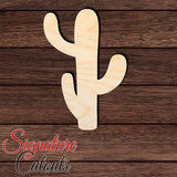 Cactus 009 Shape Cutout in Wood, Acrylic or Acrylic Mirror - Signature Cutouts