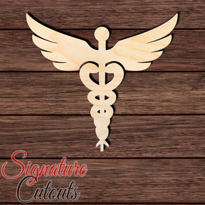 Caduceus 002 Shape Cutout - Signature Cutouts