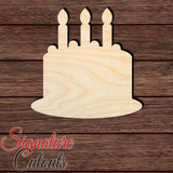 Cake 001 Shape Cutout in Wood