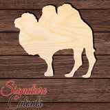 Camel 001 Shape Cutout in Wood, Acrylic or Acrylic Mirror - Signature Cutouts
