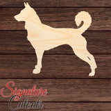 Canaan Dog Shape Cutout in Wood, Acrylic or Acrylic Mirror - Signature Cutouts