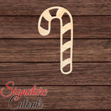 Candy Cane 001 Shape Cutout in Wood, Acrylic or Acrylic Mirror - Signature Cutouts