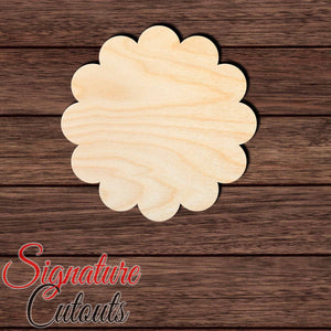 Cartoon Flower 001 Shape Cutout in Wood, Acrylic or Acrylic Mirror - Signature Cutouts