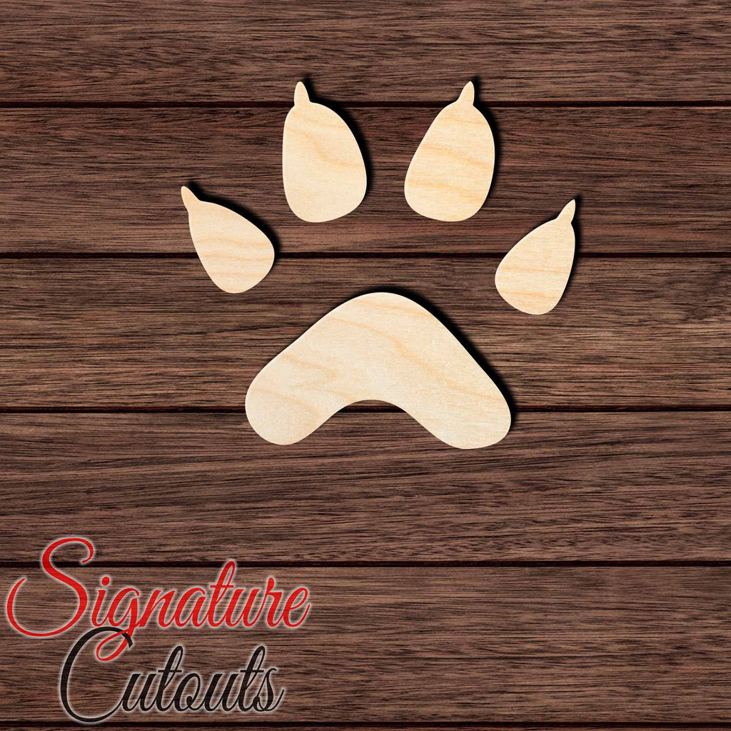 Cat Track Shape Cutout in Wood, Acrylic or Acrylic Mirror - Signature Cutouts