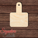 Cattle Tag 009 Shape Cutout in Wood