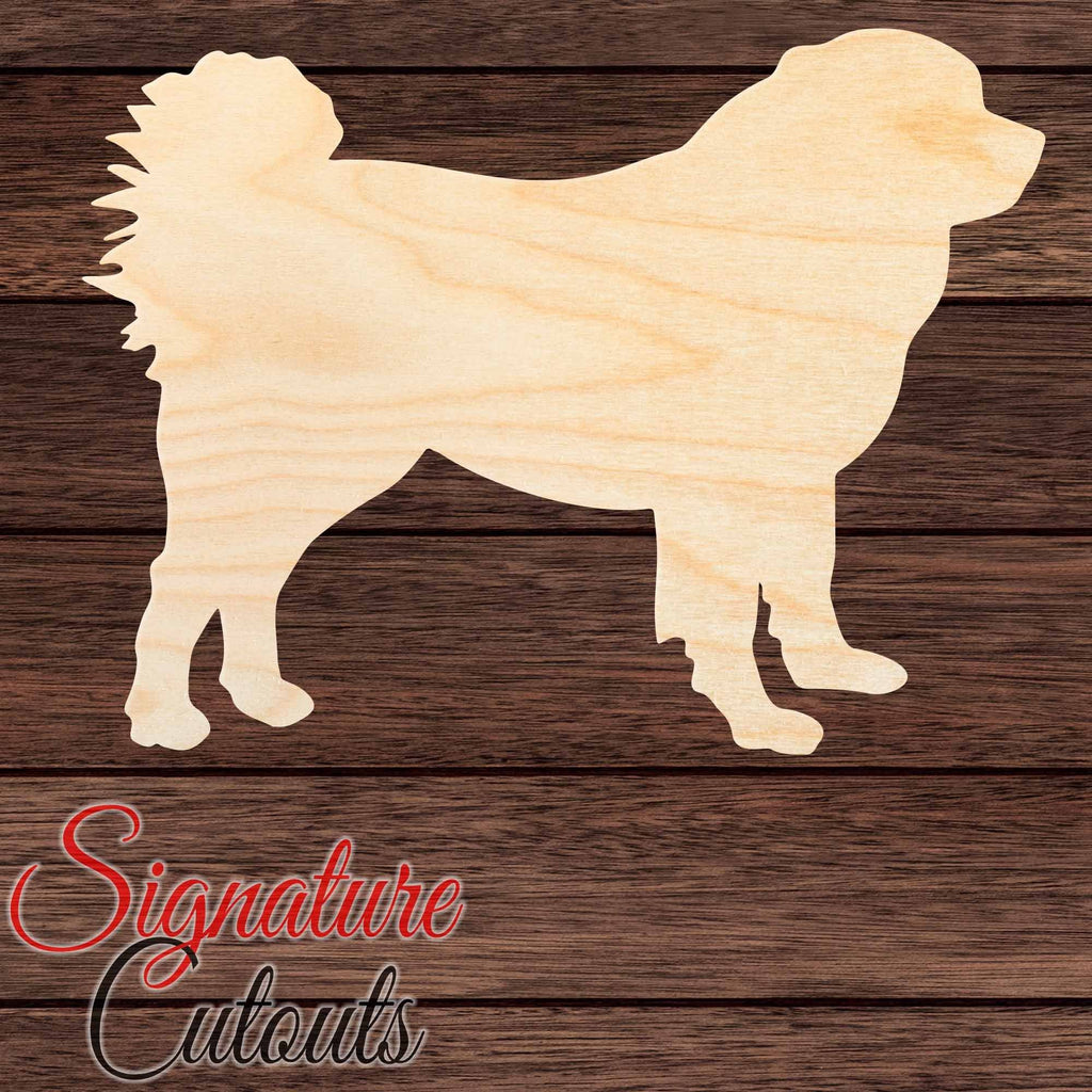 Caucasian Shepherd Dog Shape Cutout in Wood, Acrylic or Acrylic Mirror - Signature Cutouts