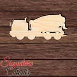Cement Truck Shape Cutout in Wood