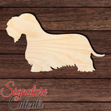 Cesky Terrier Shape Cutout in Wood, Acrylic or Acrylic Mirror - Signature Cutouts