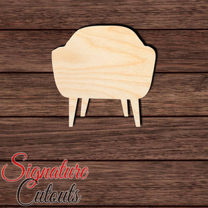 Chair 001 Shape Cutout in Wood, Acrylic or Acrylic Mirror - Signature Cutouts