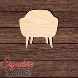 Chair 001 Shape Cutout in Wood, Acrylic or Acrylic Mirror - Signature Cutouts