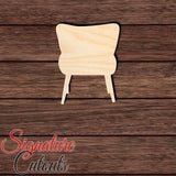 Chair 002 Shape Cutout in Wood