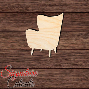 Chair 003 Shape Cutout in Wood, Acrylic or Acrylic Mirror - Signature Cutouts