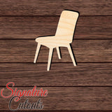 Chair 005 Shape Cutout in Wood