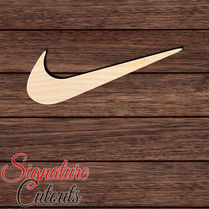 Checkmark Logo 001 Shape Cutout in Wood, Acrylic or Acrylic Mirror - Signature Cutouts