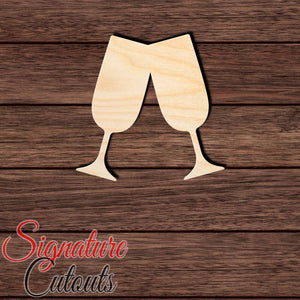 Cheers 001 Shape Cutout in Wood, Acrylic or Acrylic Mirror - Signature Cutouts