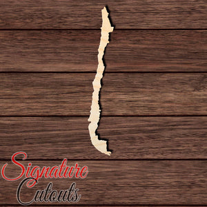 Chile Shape Cutout in Wood, Acrylic or Acrylic Mirror - Signature Cutouts