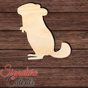 Chinchilla 014 Shape Cutout - Signature Cutouts