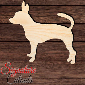 Chipin Shape Cutout in Wood, Acrylic or Acrylic Mirror - Signature Cutouts