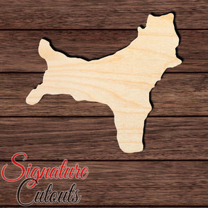 Christmas Island Shape Cutout in Wood, Acrylic or Acrylic Mirror - Signature Cutouts