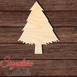 Christmas Tree 005 Shape Cutout in Wood, Acrylic or Acrylic Mirror - Signature Cutouts