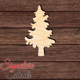 Christmas Tree 008 Shape Cutout in Wood, Acrylic or Acrylic Mirror - Signature Cutouts