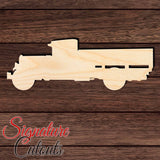 Classic Car 003 Shape Cutout in Wood, Acrylic or Acrylic Mirror - Signature Cutouts