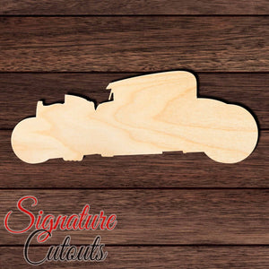 Classic Car 005 Shape Cutout in Wood, Acrylic or Acrylic Mirror - Signature Cutouts