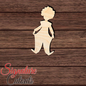 Clown 001 Shape Cutout in Wood, Acrylic or Acrylic Mirror - Signature Cutouts