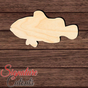 Clownfish Shape Cutout in Wood, Acrylic or Acrylic Mirror - Signature Cutouts