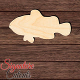 Clownfish Shape Cutout in Wood, Acrylic or Acrylic Mirror - Signature Cutouts