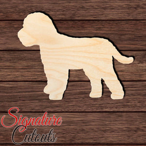 Cockapoo 002 Shape Cutout in Wood, Acrylic or Acrylic Mirror - Signature Cutouts