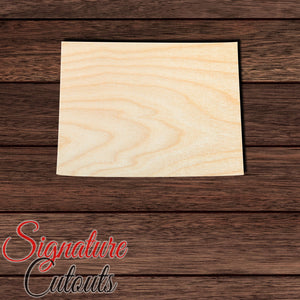 Colorado State Shape Cutout in Wood, Acrylic or Acrylic Mirror - Signature Cutouts