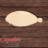 Common Sole Fish Shape Cutout in Wood, Acrylic or Acrylic Mirror - Signature Cutouts