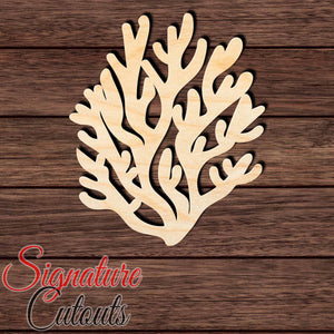 Coral Reef 002 Shape Cutout in Wood, Acrylic or Acrylic Mirror Craft Shapes & Bases Signature Cutouts 