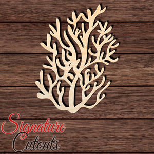 Coral Reef 004 Shape Cutout in Wood, Acrylic or Acrylic Mirror - Signature Cutouts