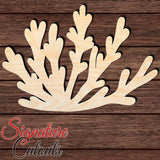 Coral Reef 008 Shape Cutout in Wood, Acrylic or Acrylic Mirror - Signature Cutouts